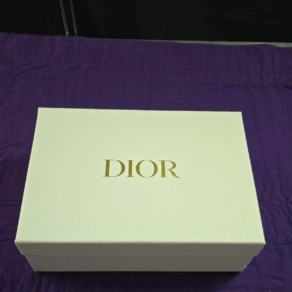 Dior Cream Box with Gold Logo